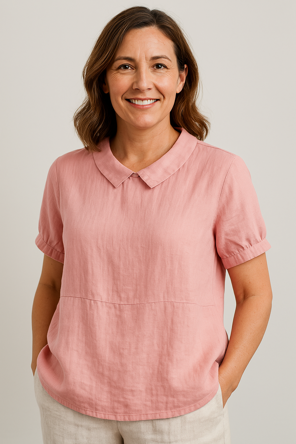 Avery | Relaxed Fit Collared Top