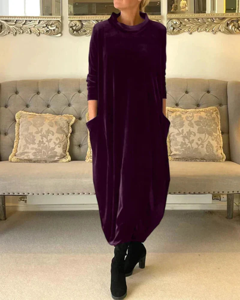 Anika | Stylish Suede Dress