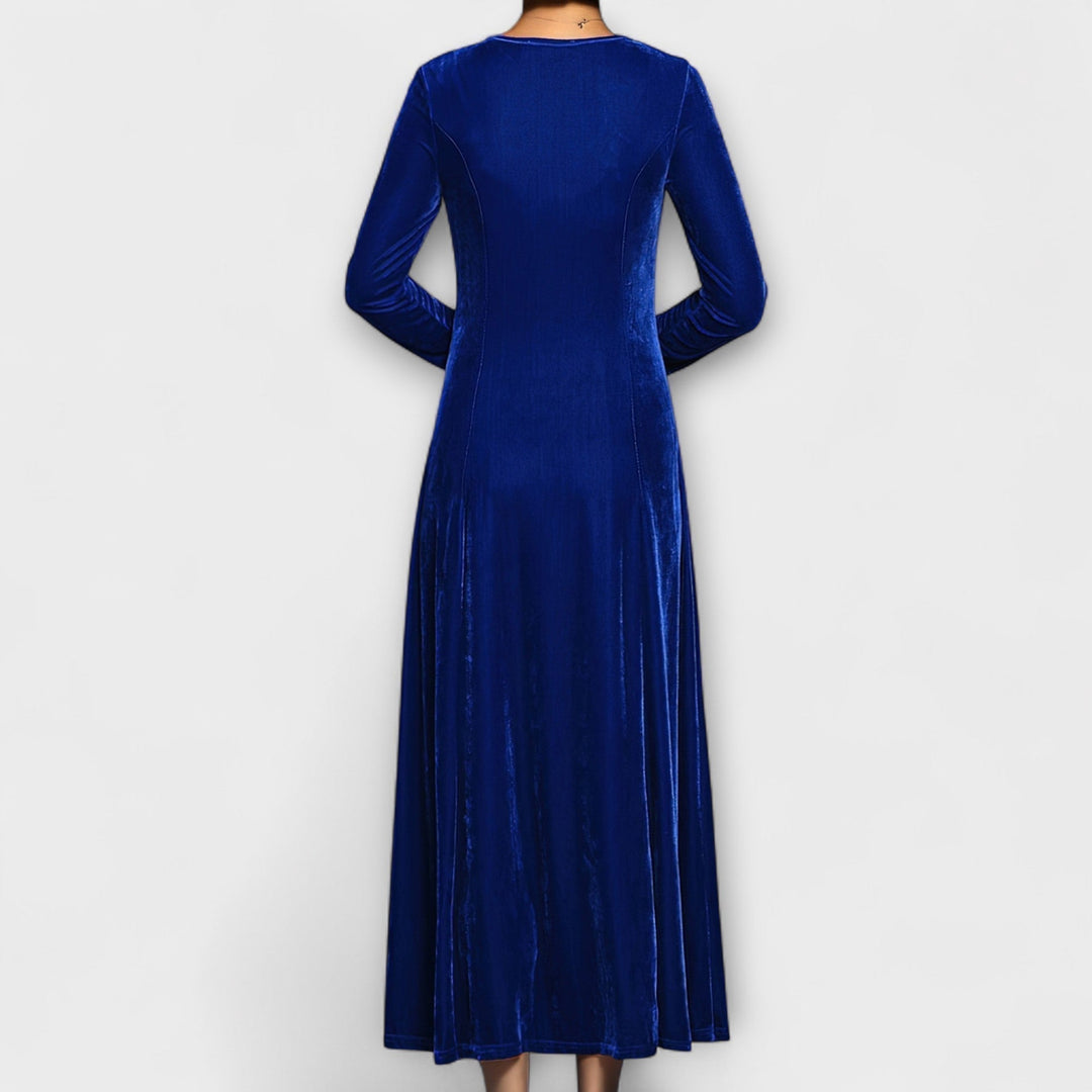 April - Soft Velvet Dress
