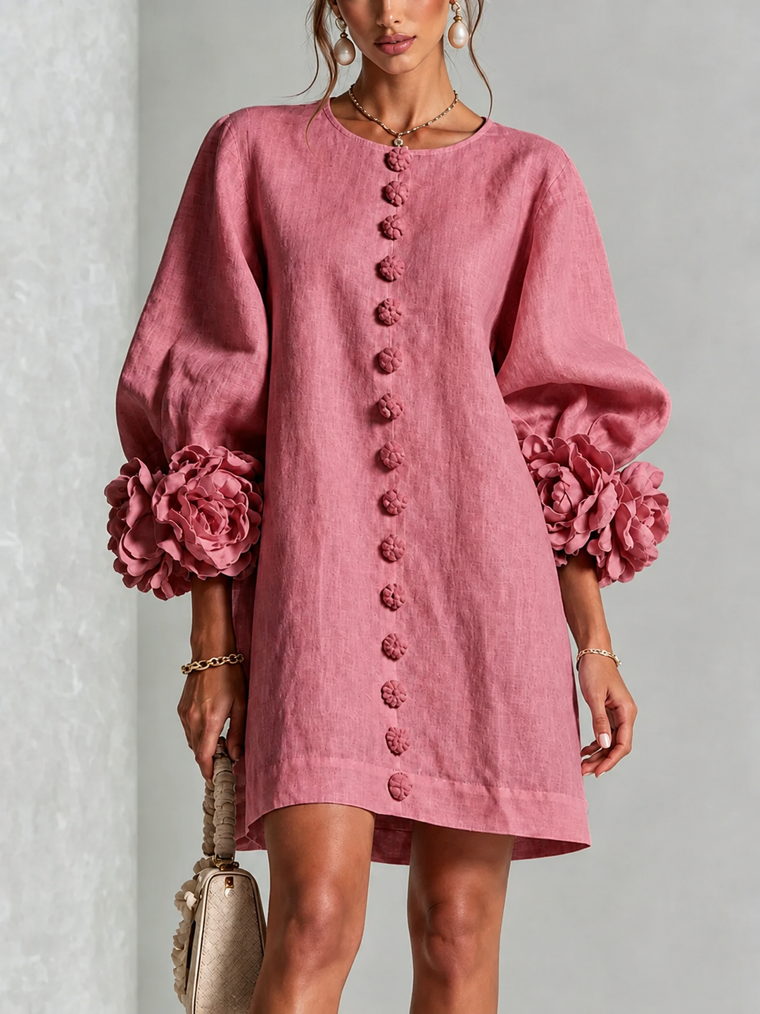 Arianna | Button-Down Mini Dress