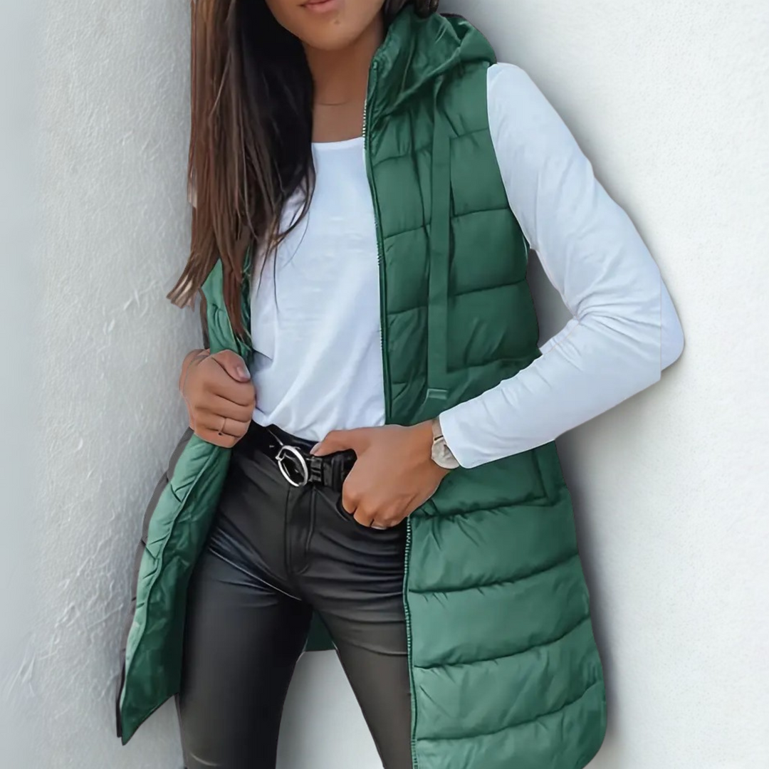 Betty | Long Hooded Puffer Jacket