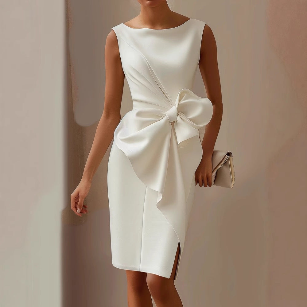 Adelaide | Elegant Bow Dress