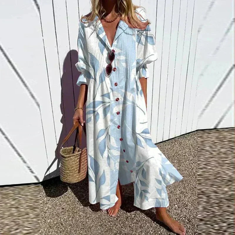 Delilah | Colorful Floral Relaxed Dress