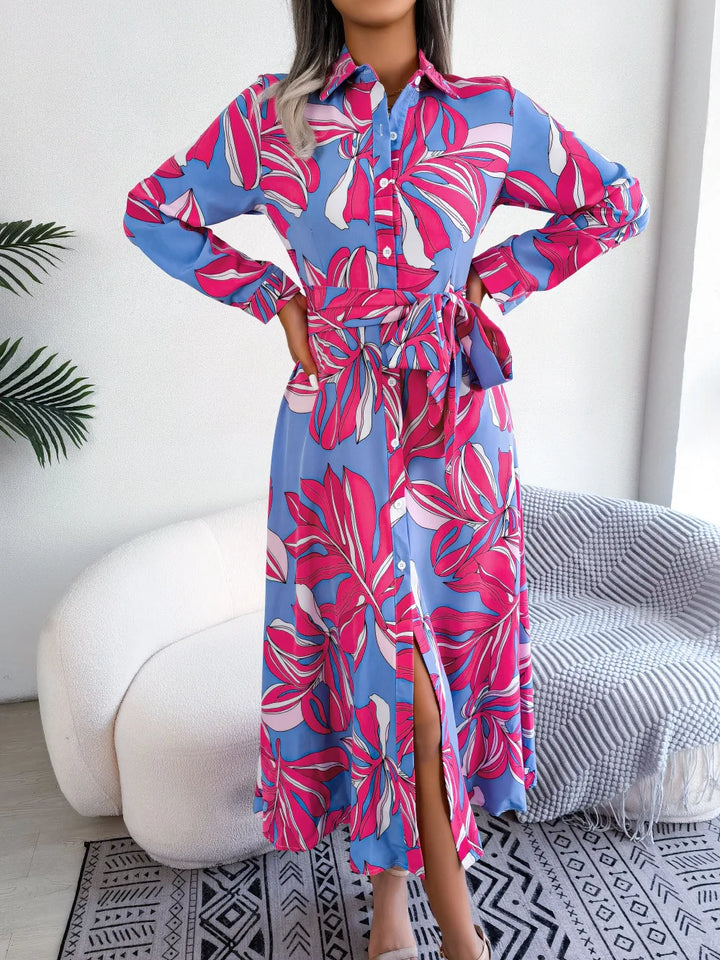 Sienna | Floral Button Midi Dress