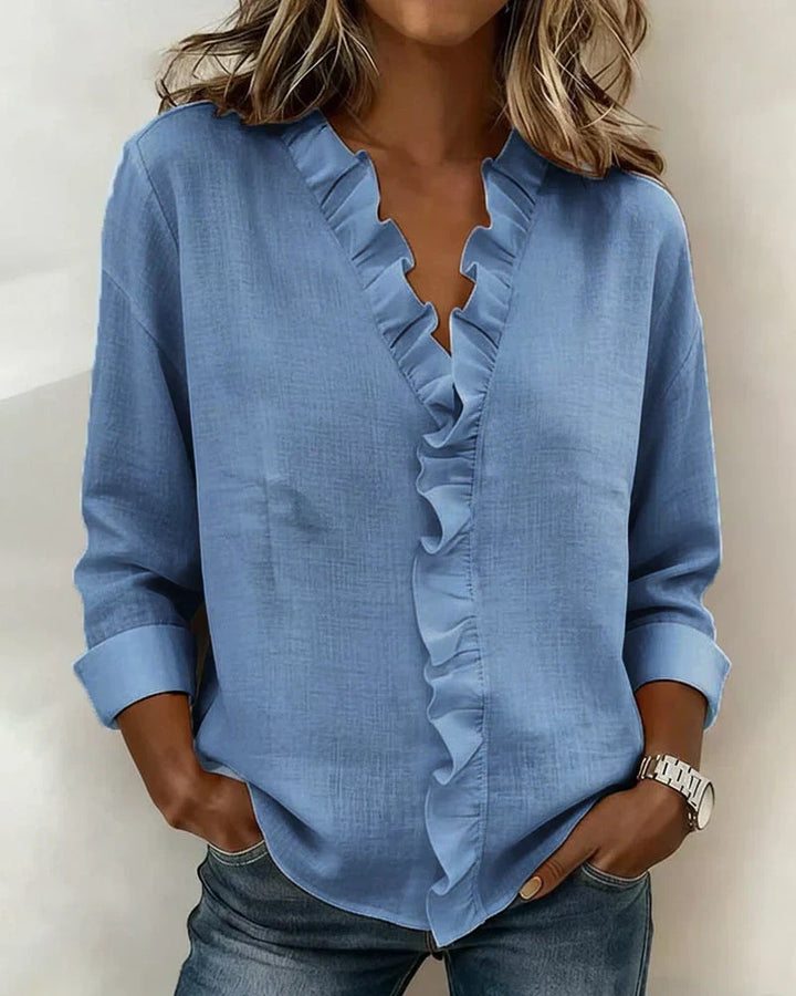 Chloe | Lightweight V-Neck Blouse