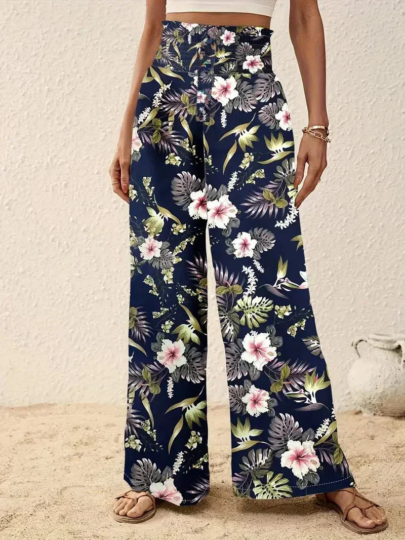 Alexa | Elegant Floral Trousers