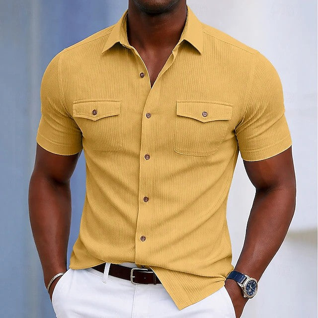 Calvin | Smart Casual Pocket Shirt